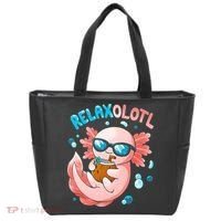Relaxolotl Funny Axolotl Relax  Tote Bag thumb 0