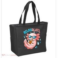 Relaxolotl Funny Axolotl Relax  Tote Bag thumb 2