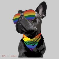 Rainbow French Bulldog Lovers Frenchie LGBTQ Pride Month T-Shirt thumb 2