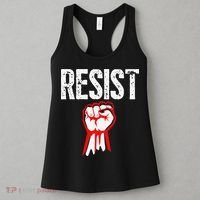 Resist Fist Be Part Of The Resistance Anti Trump Gift Women's Tank Top thumb 3