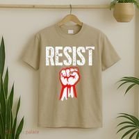Resist Fist Be Part Of The Resistance Anti Trump Gift T-Shirt thumb 2