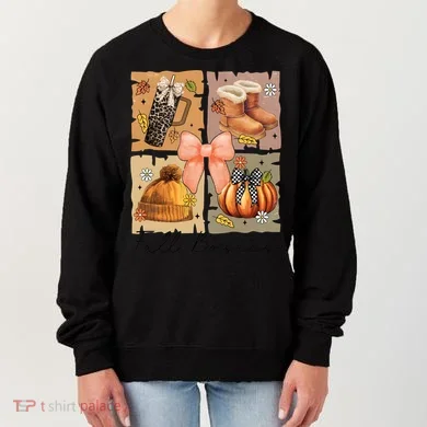 Retro Fall Basic Fall Basic Season Women's Sweatshirt