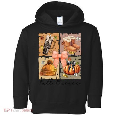 Retro Fall Basic Fall Basic Season Toddler Hoodie