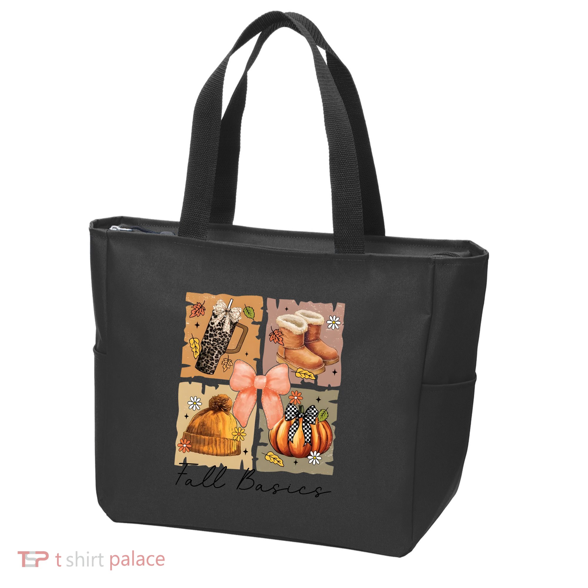 Retro Fall Basic Fall Basic Season Tote Bag