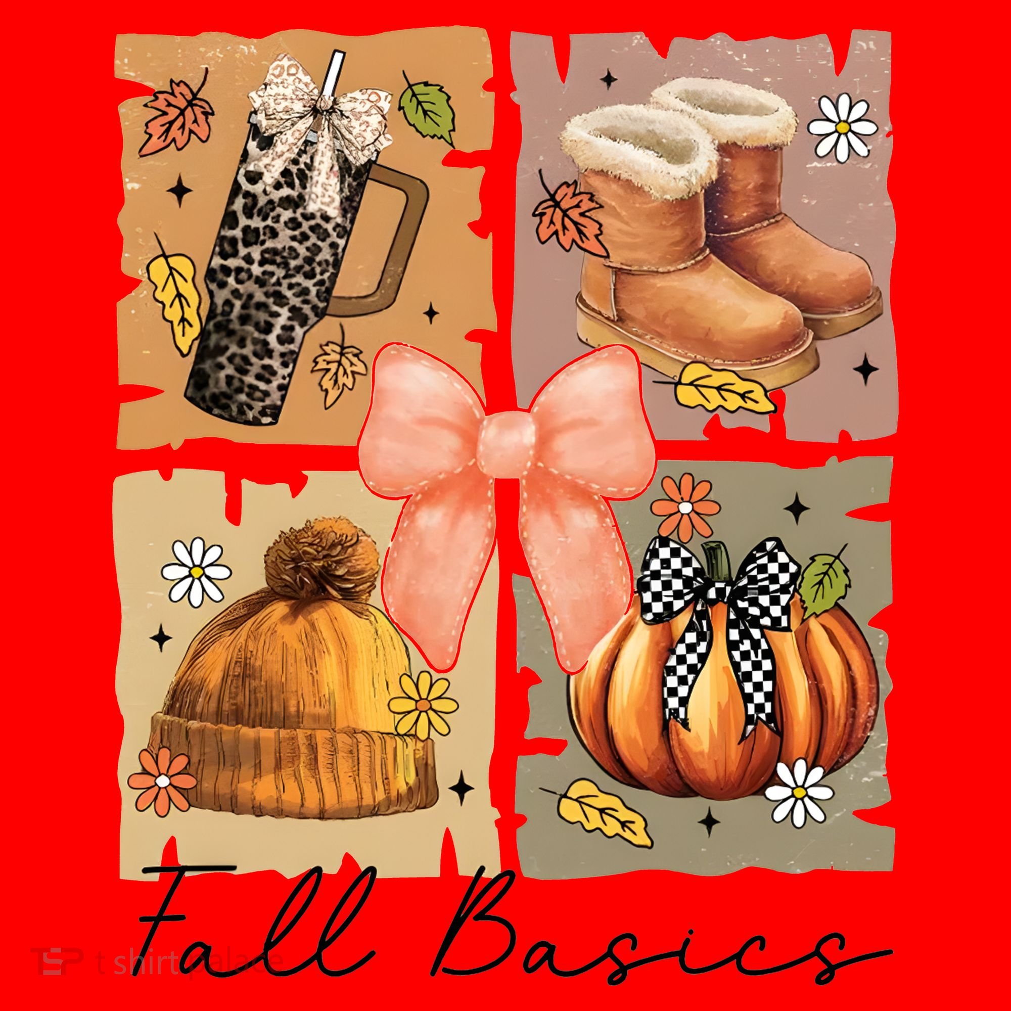 Retro Fall Basic Fall Basic Season Santa Hat