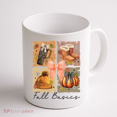 Retro Fall Basic Fall Basic Season Coffee Mug back
