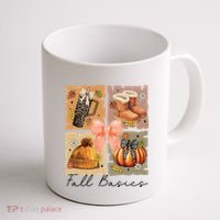 Retro Fall Basic Fall Basic Season Coffee Mug thumb 1