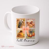 Retro Fall Basic Fall Basic Season Coffee Mug thumb 0