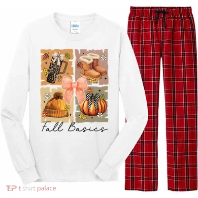 Retro Fall Basic Fall Basic Season Long Sleeve Pajama Set
