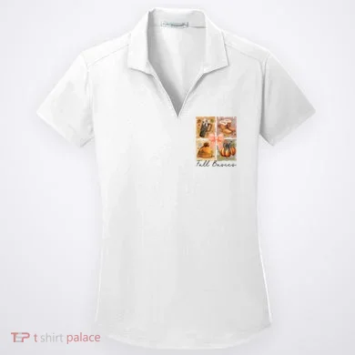 Retro Fall Basic Fall Basic Season Women's Dry Zone Grid Polo