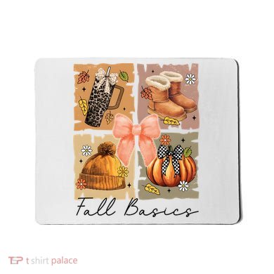Retro Fall Basic Fall Basic Season Mousepad