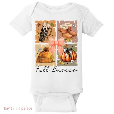 Retro Fall Basic Fall Basic Season Baby Bodysuit