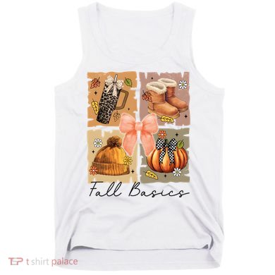 Retro Fall Basic Fall Basic Season Tank Top