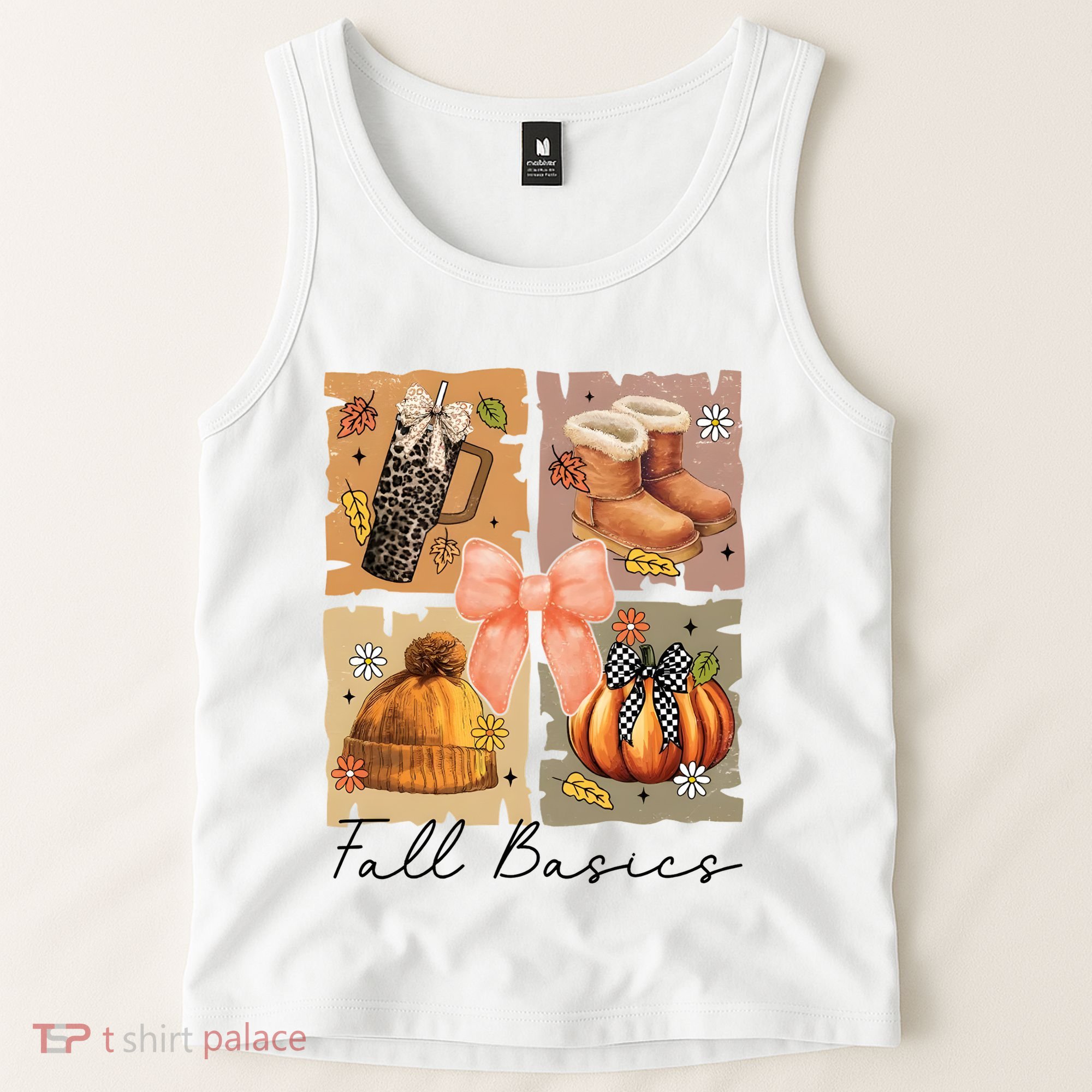 Retro Fall Basic Fall Basic Season Tank Top