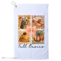 Retro Fall Basic Fall Basic Season Golf Towel thumb 0