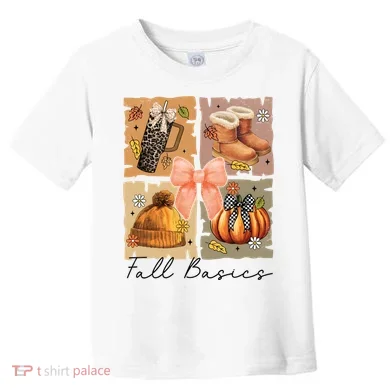 Retro Fall Basic Fall Basic Season Toddler T-Shirt
