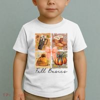 Retro Fall Basic Fall Basic Season Toddler T-Shirt thumb 2