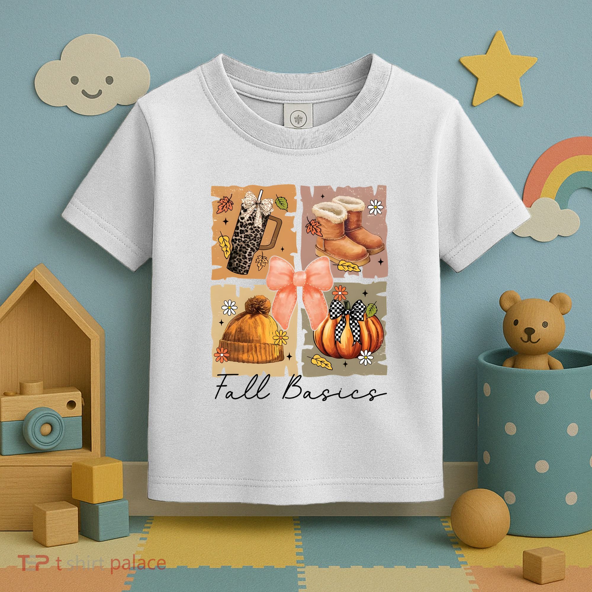 Retro Fall Basic Fall Basic Season Toddler T-Shirt