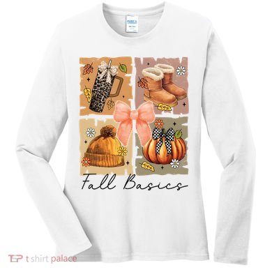 Retro Fall Basic Fall Basic Season Women's Long Sleeve Shirt