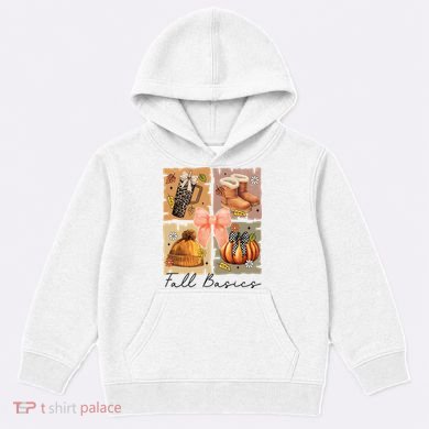 Retro Fall Basic Fall Basic Season Kids Hoodie