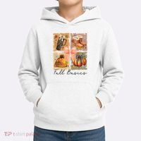 Retro Fall Basic Fall Basic Season Kids Hoodie thumb 2
