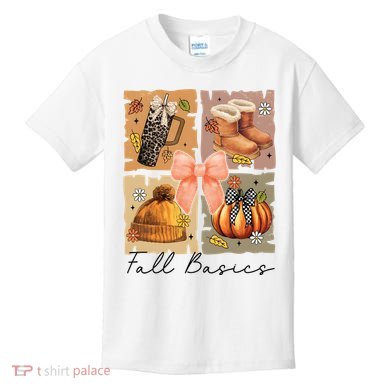 Retro Fall Basic Fall Basic Season Kids T-Shirt