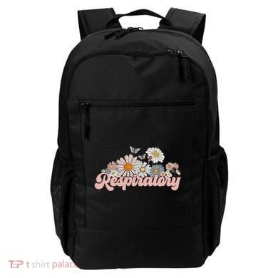 Retro Flower Butterfly Respiratory Therapy Rt Therapist Backpack