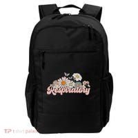 Retro Flower Butterfly Respiratory Therapy Rt Therapist Backpack thumb 0