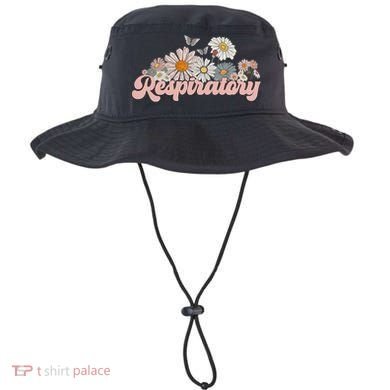 Retro Flower Butterfly Respiratory Therapy Rt Therapist Bucket Hat