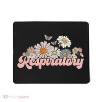 Retro Flower Butterfly Respiratory Therapy Rt Therapist Mousepad thumb 0