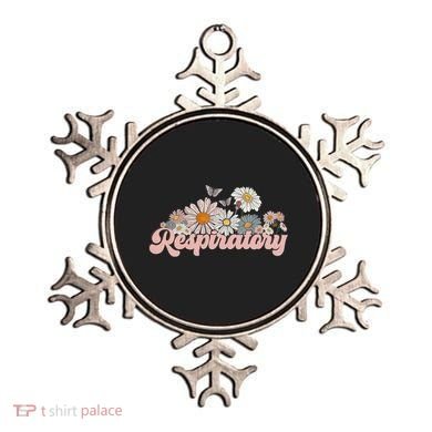 Retro Flower Butterfly Respiratory Therapy Rt Therapist Ornament