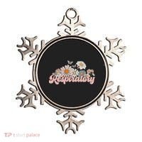 Retro Flower Butterfly Respiratory Therapy Rt Therapist Ornament thumb 0