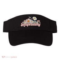Retro Flower Butterfly Respiratory Therapy Rt Therapist Visor thumb 0