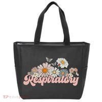 Retro Flower Butterfly Respiratory Therapy Rt Therapist Tote Bag thumb 0