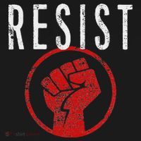 Resist Fist Be Part Of The Resistance Anti Trump T-Shirt thumb 7