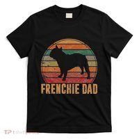Retro French Bulldog Dad Gift Dog Owner Pet Frenchie Father T-Shirt thumb 0