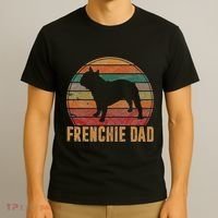 Retro French Bulldog Dad Gift Dog Owner Pet Frenchie Father T-Shirt thumb 3