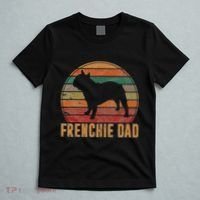Retro French Bulldog Dad Gift Dog Owner Pet Frenchie Father T-Shirt thumb 5