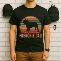 Retro French Bulldog Dad Gift Dog Owner Pet Frenchie Father T-Shirt thumb 6