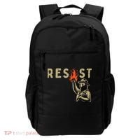 Resist Fist Bear Protest Civil Rights Equality Women Backpack thumb 0