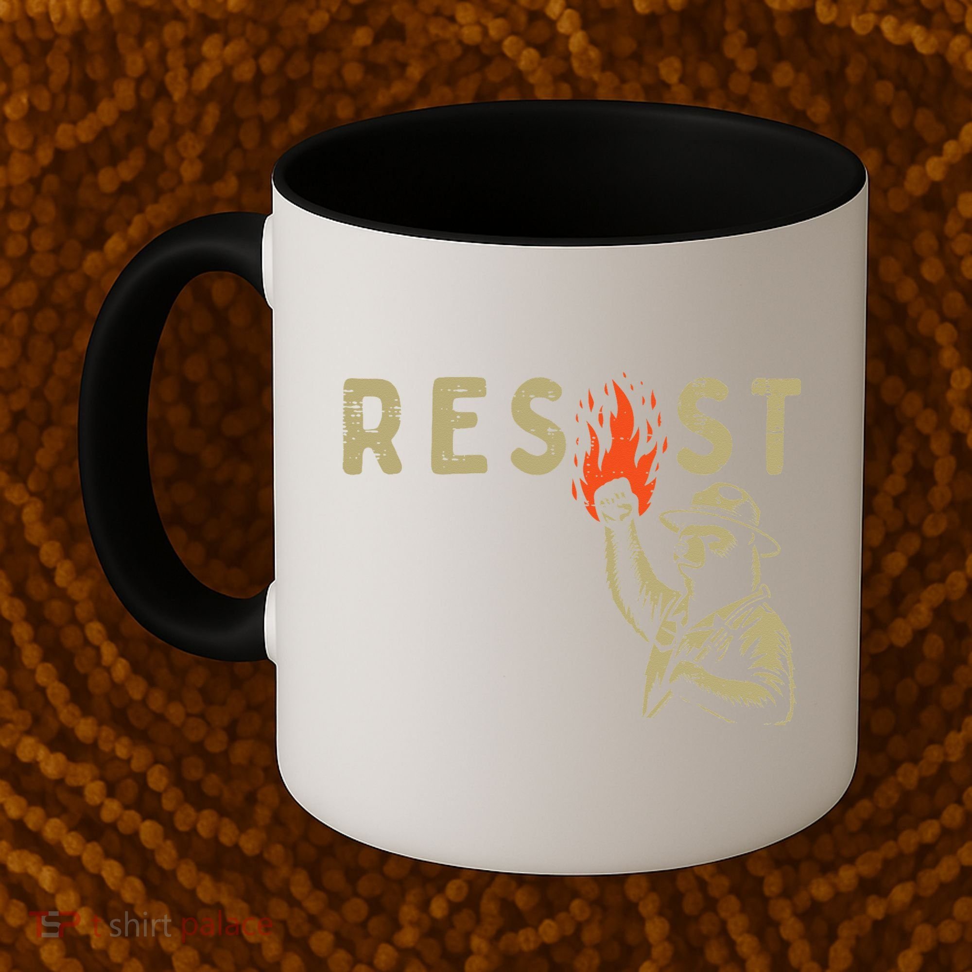 Resist Fist Bear Protest Civil Rights Equality Women Coffee Mug