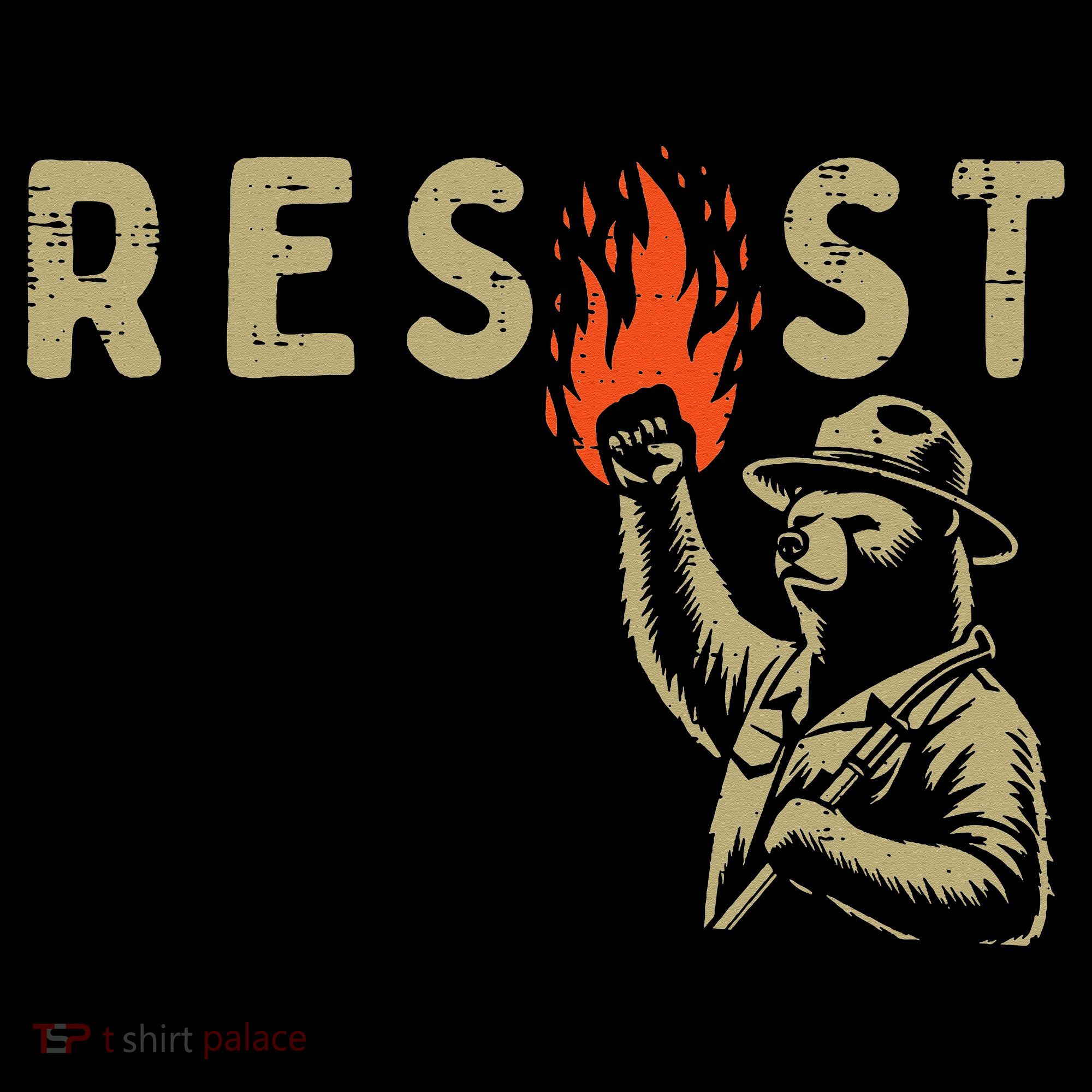 Resist Fist Bear Protest Civil Rights Equality Women Coffee Mug