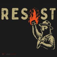 Resist Fist Bear Protest Civil Rights Equality Women Women's Hoodie thumb 2