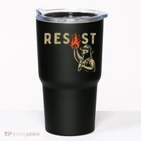 Resist Fist Bear Protest Civil Rights Equality Women Tumbler thumb 0