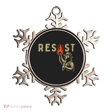 Resist Fist Bear Protest Civil Rights Equality Women Ornament
