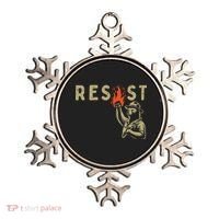 Resist Fist Bear Protest Civil Rights Equality Women Ornament thumb 0