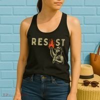 Resist Fist Bear Protest Civil Rights Equality Women Women's Tank Top thumb 2