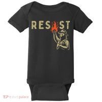 Resist Fist Bear Protest Civil Rights Equality Women Baby Bodysuit thumb 0