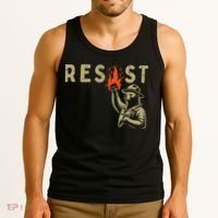 Resist Fist Bear Protest Civil Rights Equality Women Tank Top thumb 3