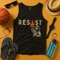 Resist Fist Bear Protest Civil Rights Equality Women Tank Top thumb 4